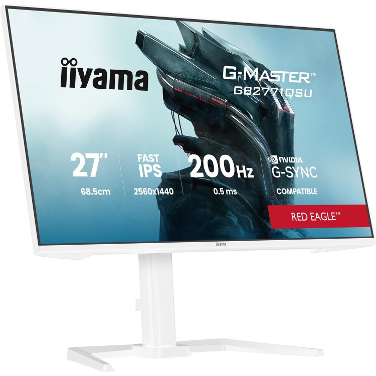 iiyama G-MASTER GB2771QSU-W1 27" IPS WQHD 200Hz 0.5ms Gaming Monitor