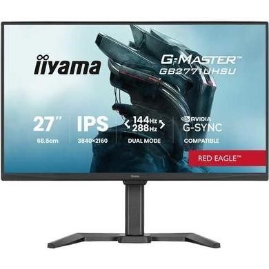 Iiyama G-Master GB2771UHSU 27" IPS Dual Mode 4K UHD 144Hz Full HD 288Hz 0.8ms Gaming Monitor