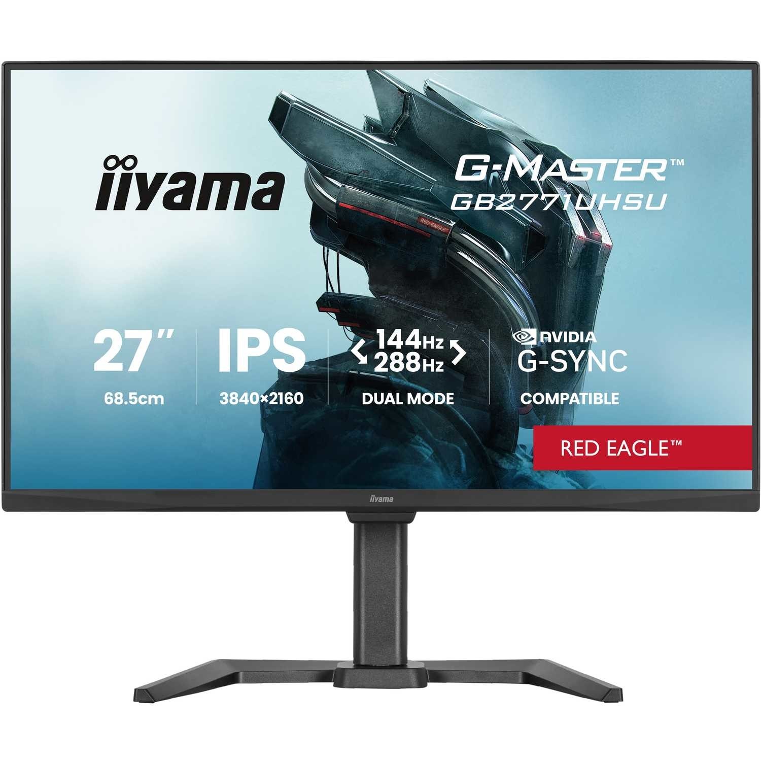 G Master GB2771UHSU 27 IPS Dual Mode 4K UHD 144Hz Full HD 288Hz 0.8ms Gaming Monitor