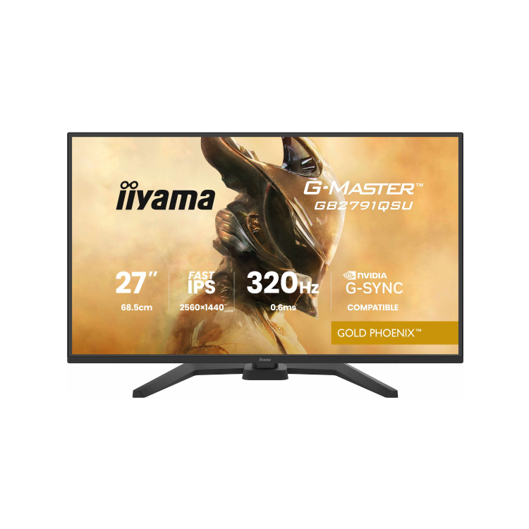 iiyama G-MASTER GB2791QSU 27" Fast IPS QHD 320Hz 0.6ms Gaming Monitor