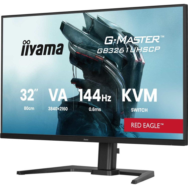 iiyama G-Master GB3261UHSCP 32" VA 4K UHD 144Hz 0.6ms USB-C KVM Gaming Monitor