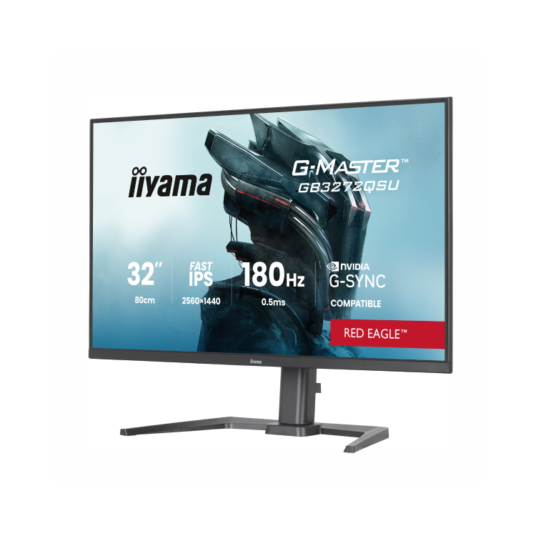 iiyama G-Master GB3272QSU 32" Fast IPS QHD 180Hz 0.5ms Gaming Monitor