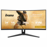 iiyama G-Master GCB3486WQSCP 34" VA UltraWide QHD 240Hz 0.4ms USB-C KVM Curved Gaming Monitor
