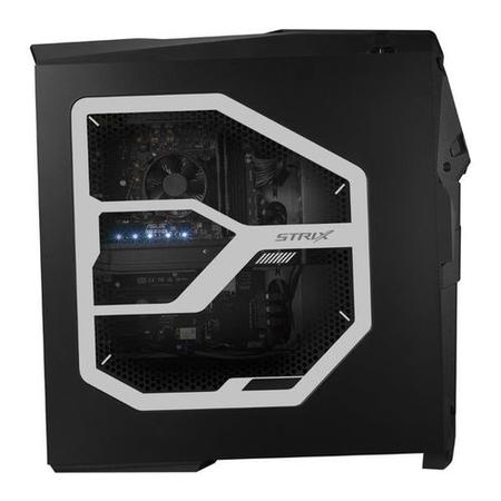 GRADE A1 - Asus GD30 Core i5-7400 16GB 2TB + 256GB SSD GeForce GTX 1070 Windows 10 Gaming Desktop in Black and White