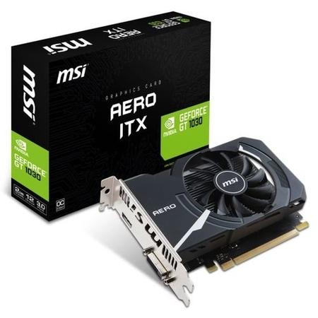 MSI AERO ITX GeForce GT 1030 2GB GDDR5 OC Graphics Card