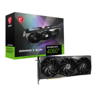 MSI NVIDIA GeForce RTX 4060 Ti GAMING X SLIM 16GB 2685MHz GDDR6 Graphics Card