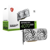 MSI NVIDIA GeForce RTX 4070 SUPER 12GB VENTUS 2X WHITE OC 2520MHz GDDR6X Graphics Card