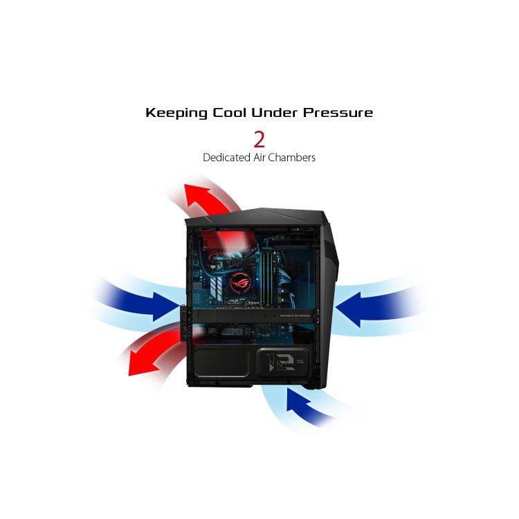 Asus ROG Strix GL12 Core i7-9700K 16GB 1TB + 256GB SSD GeForce RTX 2080 8GB Windows 10 Gaming PC