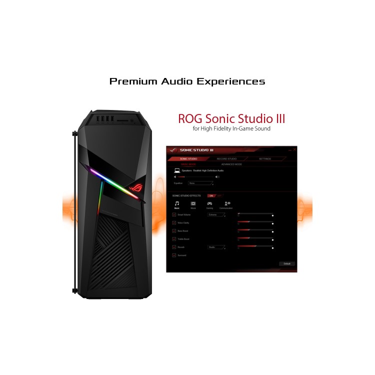 Asus ROG Strix GL12 Core i7-9700K 16GB 1TB + 256GB SSD GeForce RTX 2080 8GB Windows 10 Gaming PC