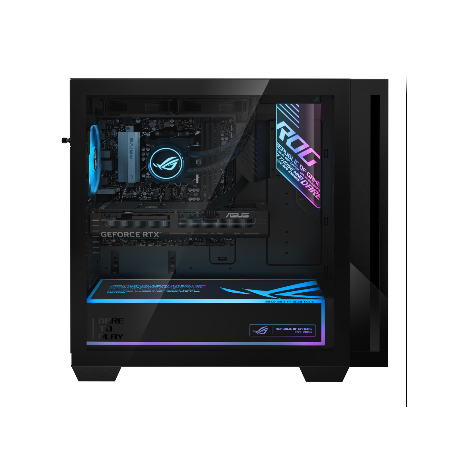Windows 11 Rog Edition ASUS ROG G700 Tower AMD Ryzen 7 9800X3D 64GB RAM 2TB SSD RTX 5080 ...