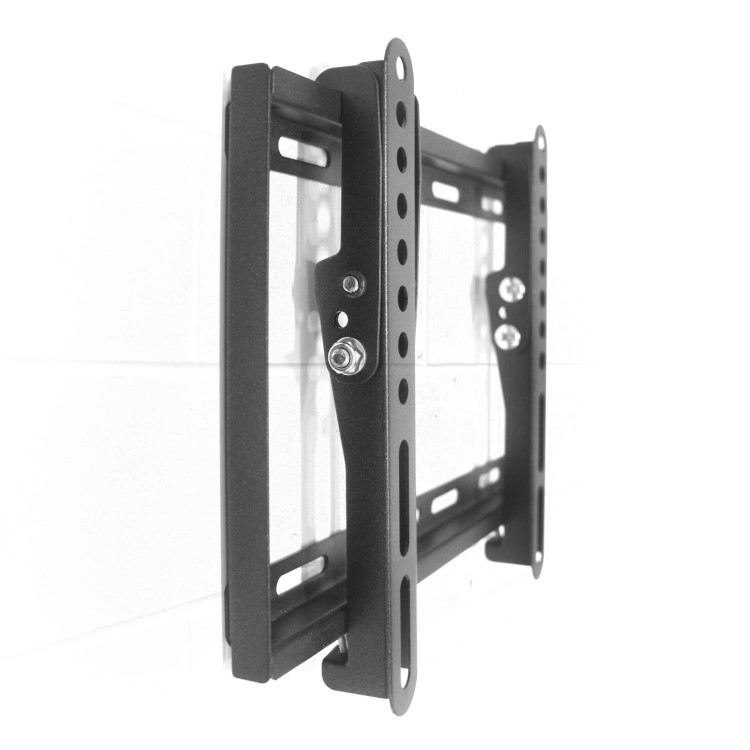 electriQ Super Slim Tilting TV Wall Bracket for TVs up to 40" with VESA up to 200 x 200mm and 30kg Load