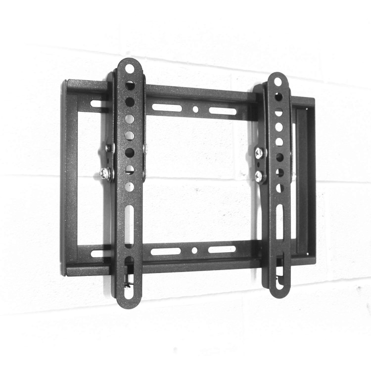 electriQ Super Slim Tilting TV Wall Bracket for TVs up to 40" with VESA up to 200 x 200mm and 30kg Load