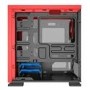 Game Max Expedition Red Gaming Matx PC Case Rear LED Fan & Full Side Window