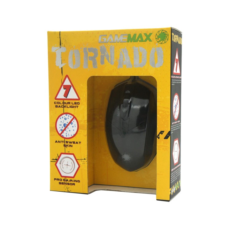 Game Max Tornado Gaming Mouse 7 Colour LED