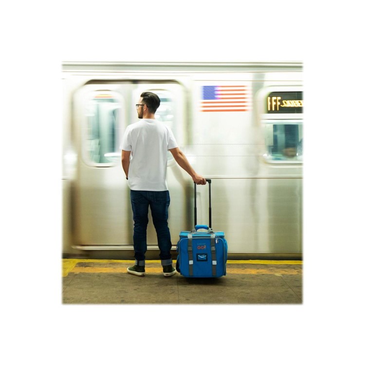 GO² Case - Charges up to 6 laptops up to 15' or a range of smaller electrical devices to store