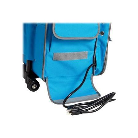 GO² Case - Charges up to 6 laptops up to 15' or a range of smaller electrical devices to store