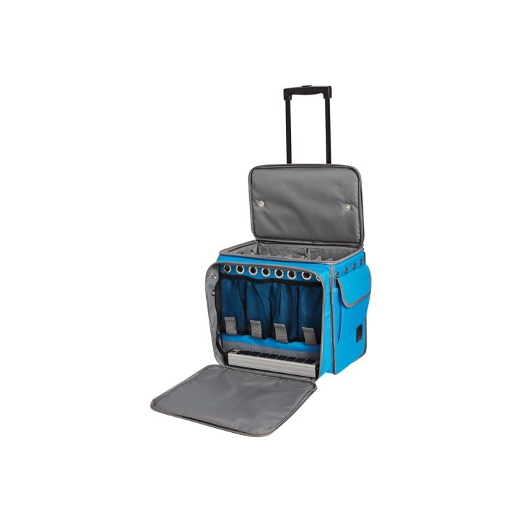 GO² Case - Charges up to 6 laptops up to 15' or a range of smaller electrical devices to store