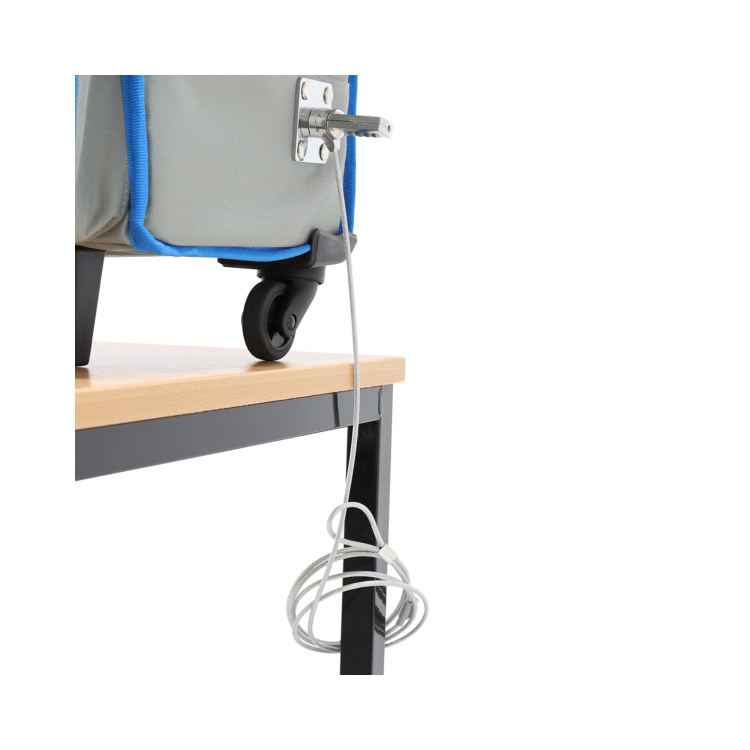 GO² Case - Charges up to 6 laptops up to 15' or a range of smaller electrical devices to store