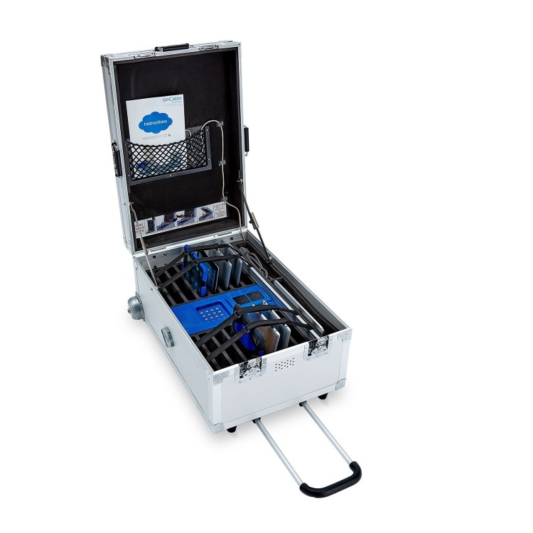 LapCabby GoCabby Portable Tablet Charge and Sync up to 11" Charging Trolley