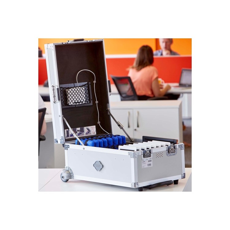 LapCabby GoCabby Portable Tablet Charge and Sync up to 11" Charging Trolley