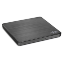 GP60NB60 Hitachi-LG GP60NB60 8x DVD-RW USB 2.0 Slim External Optical Drive Black