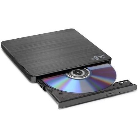 Hitachi Lg Gp60nb60 8x Dvd Rw Usb 2 0 Black Slim External Optical Drive Laptops Direct