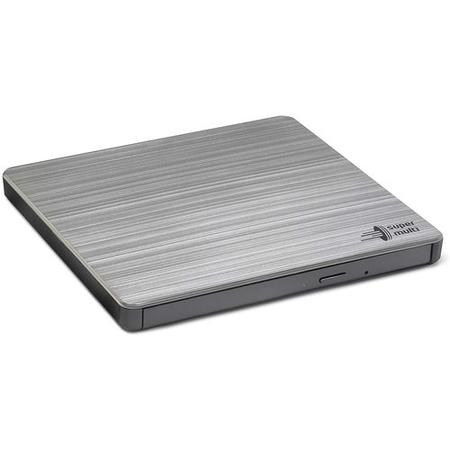 Hitachi-LG GP60NS60 8x DVD-RW USB 2.0 Slim External Optical Drive in Silver