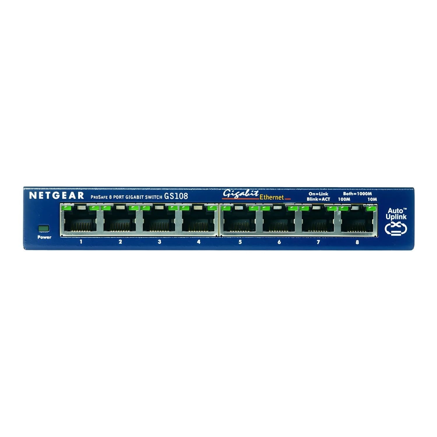 Netgear 8 Port Unmanaged Switch, Laptops Direct - GS108UK