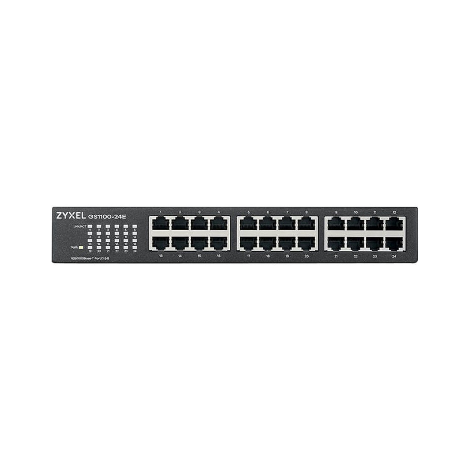 Zyxel Gs1100-24E 24-Port Unmanaged Desktop Gigabit Switch, Laptops Direct - GS1100-24E-GB0103F