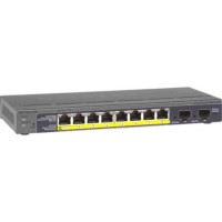 Netgear 8-Port Gigabit Ethernet PoE Smart Switch w/2 Gigabit Fiber SFP