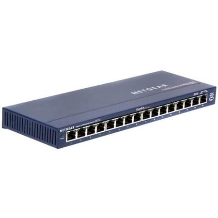 Netgear Prosafe GS116 16 Port Unmanaged Switch 