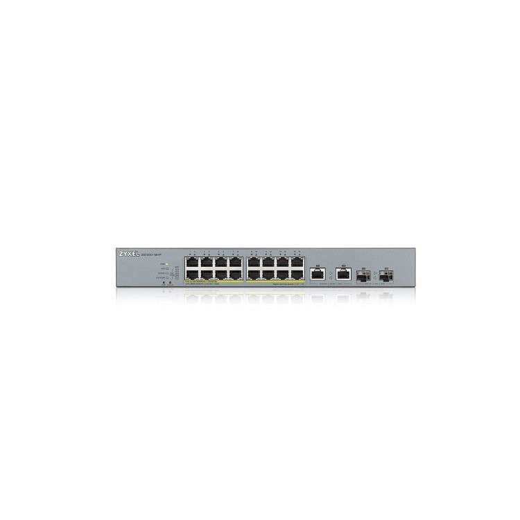 Zyxel GS1350-18HP 16-Port Gigabit Ethernet PoE L2 Desktop Managed Switch