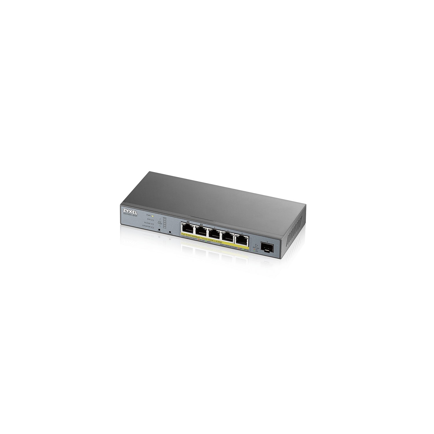 GS1350 6HP 5 Port Gigabit Ethernet PoE L2 Desktop Managed Switch