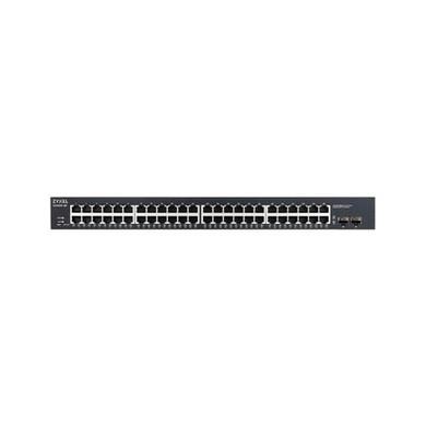 Zyxel Gs1900-48 V2 48-Port Smart Managed Rackmountable Gigabit Switch Black, Laptops Direct - GS1900-48-GB0102F