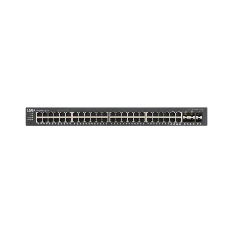 Zyxel GS1920-48v2 48-Port Smart Managed Rack-mountable Gigabit Switch