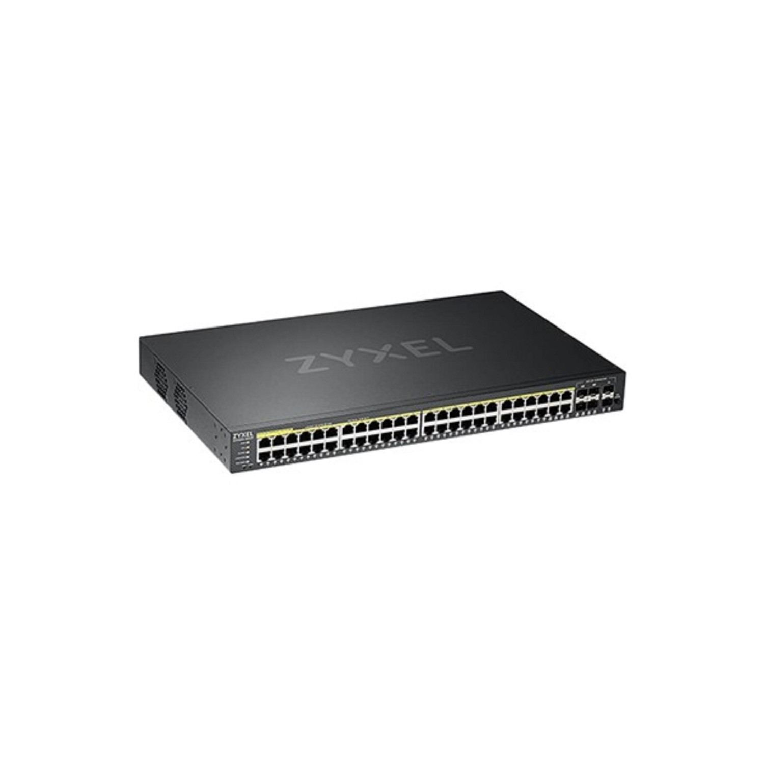 Zyxel Gs2220-50Hp 48-Port Gigabit Ethernet Poe+ L2 Rack-Mountable Managed Switch Black, Laptops Direct - GS2220-50HP-GB0101F