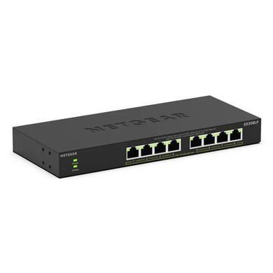 Netgear 8-Port Poe Gigabit Unmanaged Black, Laptops Direct - GS308LP-100EUS