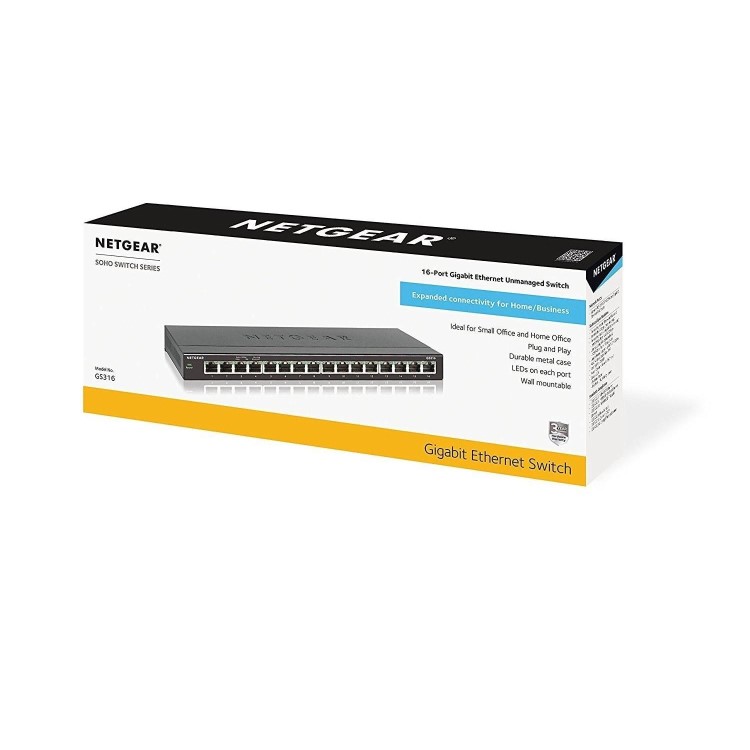 Netgear SOHO 16 Port Unmanaged Switch 