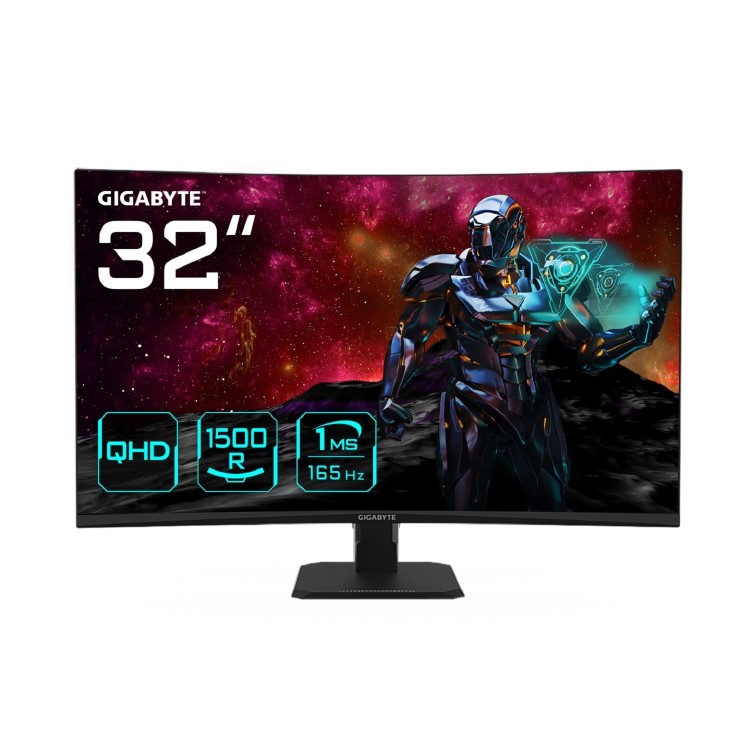 Gigabyte GS32QC 32" VA QHD 165Hz 1ms Curved Gaming Monitor