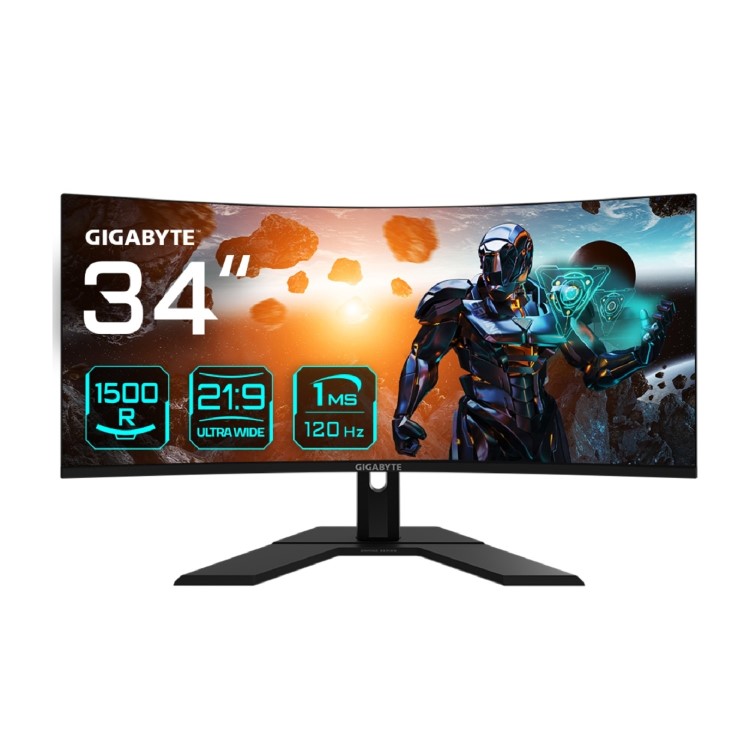 Gigabyte GS34WQC 34" VA WQHD 120Hz 1ms Curved Gaming Monitor