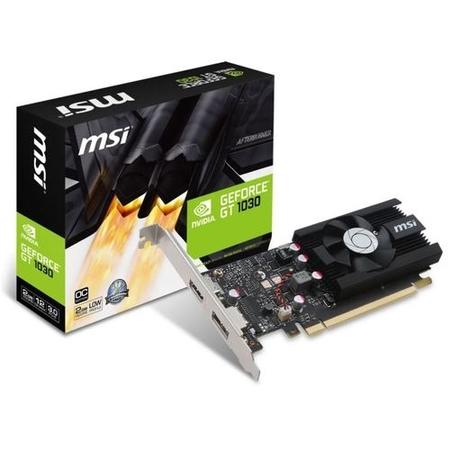 MSI Active GeForce GT 1030 2GB GDDR5 Low Profile OC Graphics Card