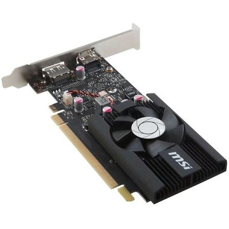 GRADE A1 - MSI Active GeForce GT 1030 2GB GDDR5 Low Profile OC Graphics Card