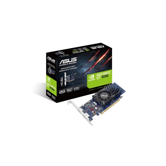 Box Opened ASUS GeForce GT 1030 2GB GDDR5 Graphics Card