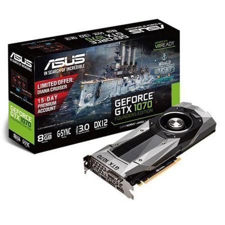 Asus NVIDIA GeForce GTX 1070 8GB Founders Edition - Laptops Direct