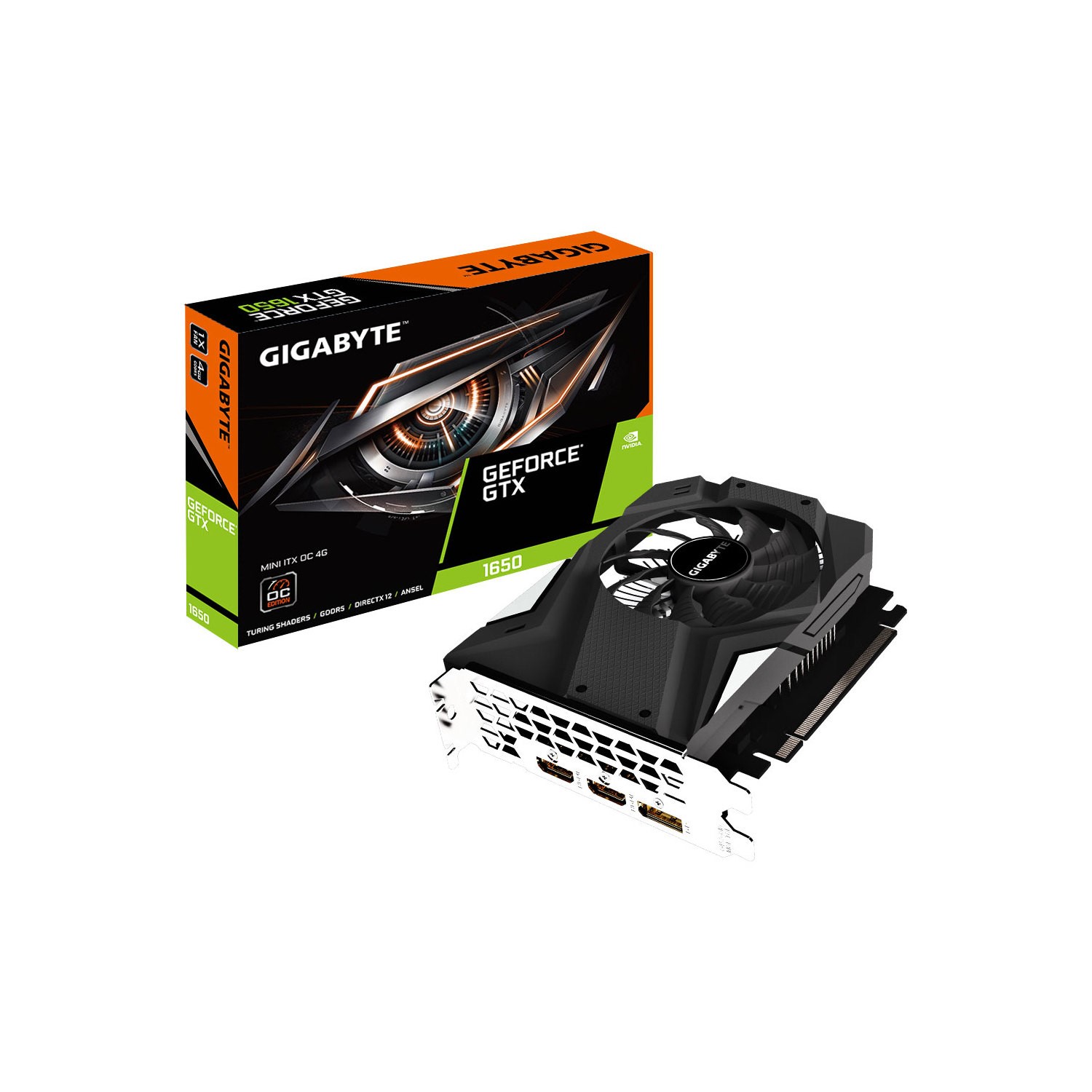 Gigabyte NVIDIA GeForce GTX 1650 4GB MINI ITX OC Turing Graphics