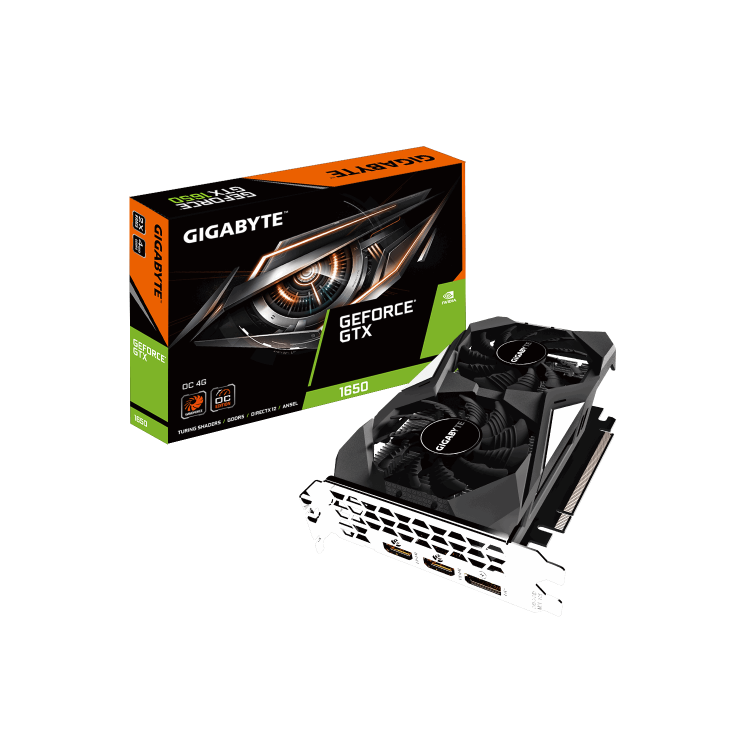 Gigabyte NVIDIA GeForce GTX 1650 4GB OC Turing Graphics Card