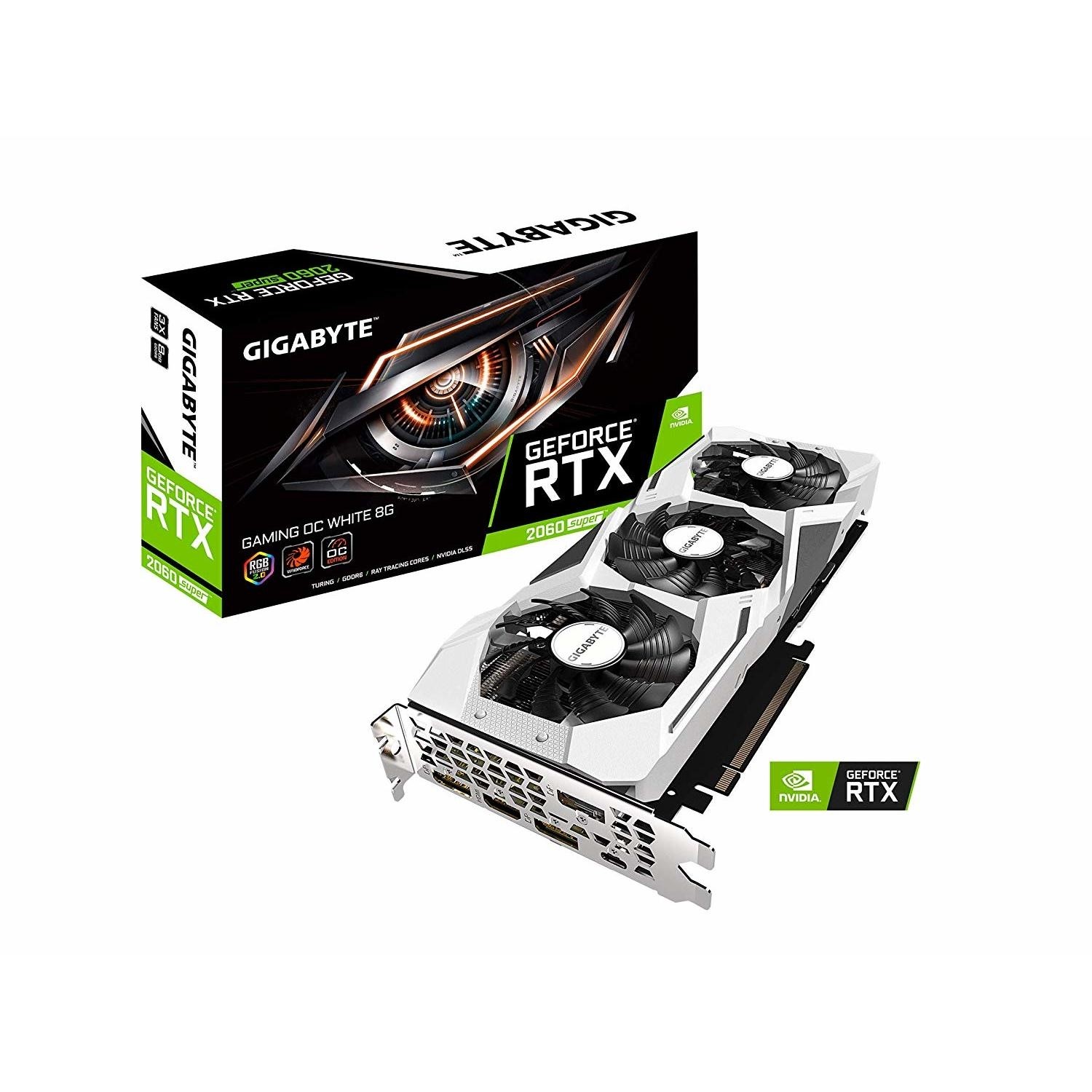 Gigabyte GeForce RTX 2060 SUPER GAMING OC WHITE 8GB Triple Fan 