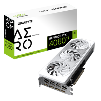 Gigabyte NVIDIA GeForce RTX 4060 Ti 16GB 2595MHz  AERO OC Graphics Card