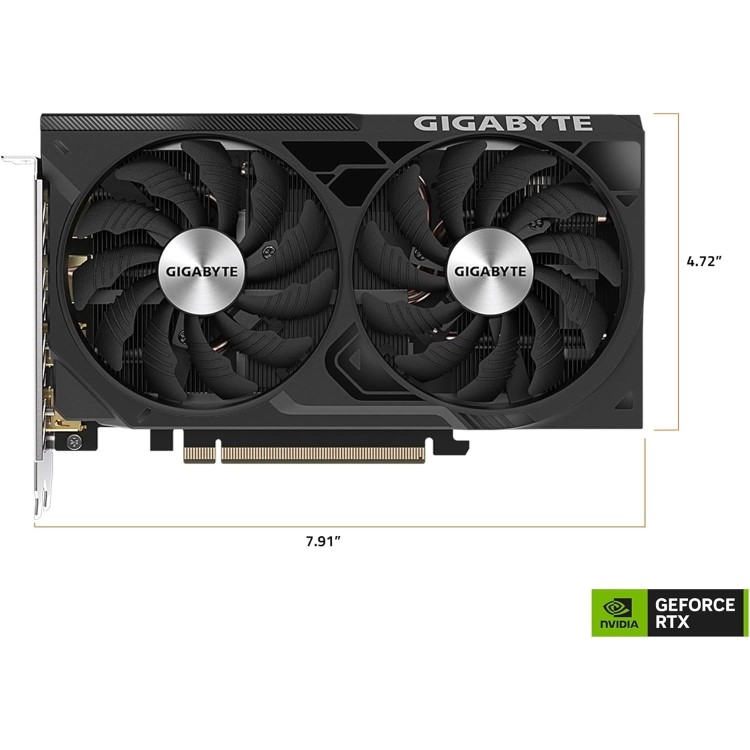 Gigabyte GeForce RTX 4060 Ti WINDFORCE 8GB 2550MHz GDDR6 OC Graphics Card
