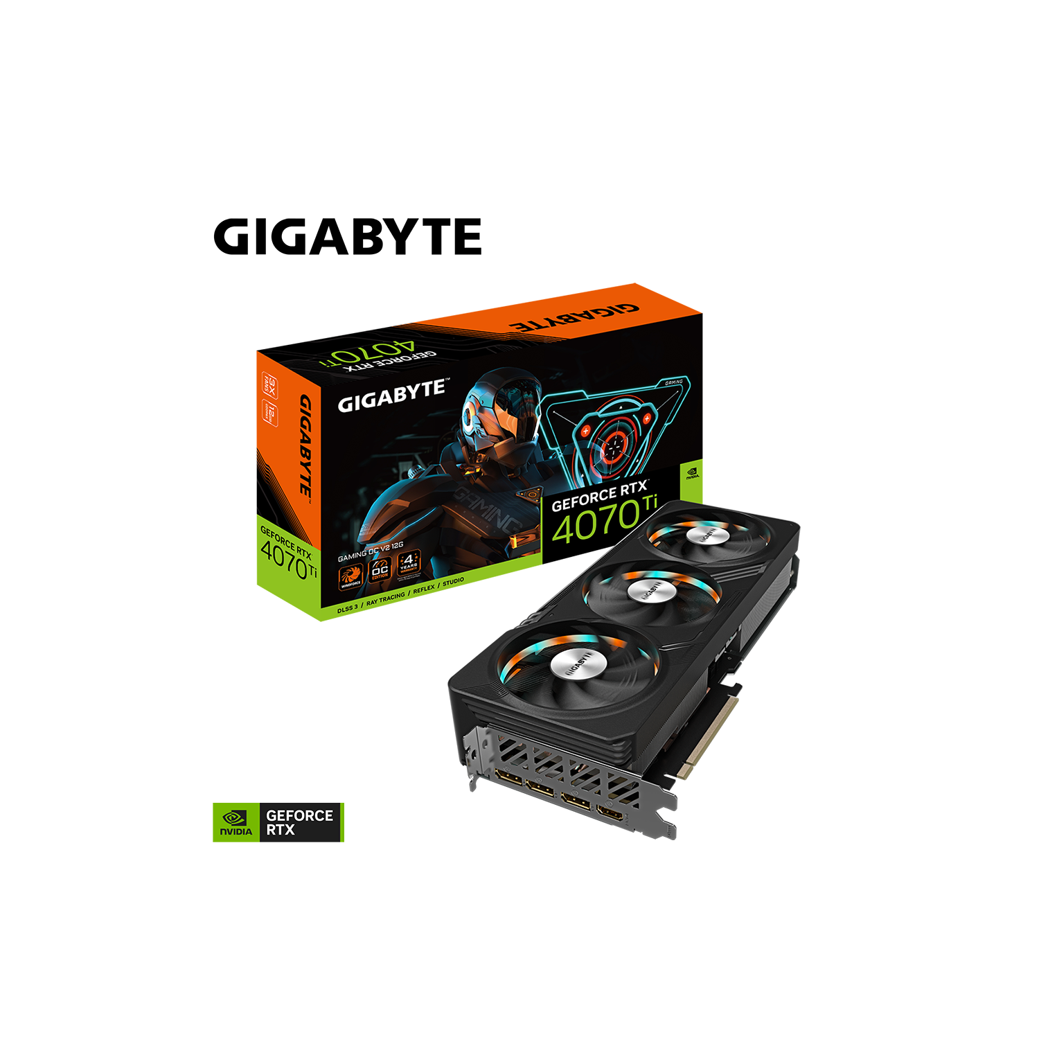 Gigabyte GeForce RTX 4070Ti 12GB GDDRX OC V2 Graphics Card 